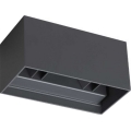 Ideal Lux - Aplique LED para exterior ATOM LED/25W/230V CRI 90 IP54 antracita